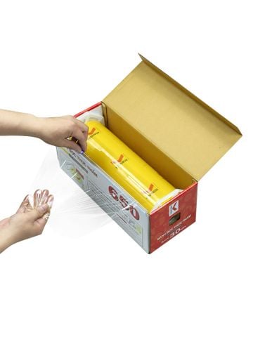 Hình ảnh MÀNG BỌC TP KOKUSAI 45CMX650 (400M) - DAO NHƯA - MBTP40004558 đa năng trong gian bếp
