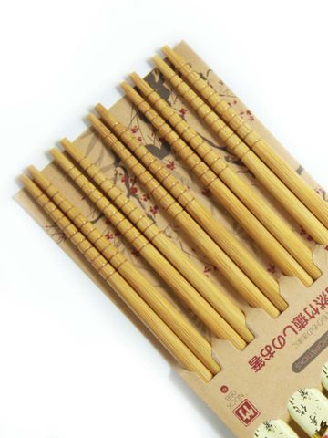  Đũa Tre Nhật Bản Vỉ 5 Đôi Kokusai NDCK-05B 