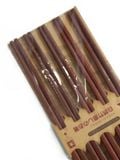 Đũa gỗ hồng vương triều Trung Hoa vỉ 5 đôi Kokusai 25cm NDCK-28 