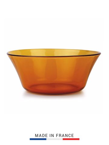 Tô thuỷ tinh salad Duralex Lys Vermeil màu hổ phách 910ml - 2007DF06A1111