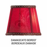  Đèn trần Roma 24 bóng Debora mạ vàng gắn hạt pha lê Swarovski đỏ ruby, chụp đèn màu hồng DC4432/OR 