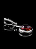  Mặt dây chuyền Amber Jewelry trang sức bạc 22K đính đá hổ phách thiên nhiên (Kotopez gosling) - 701707163 