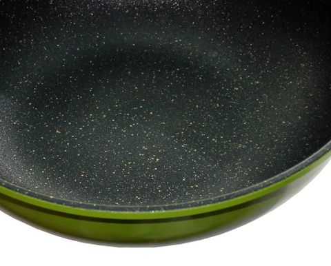 Hình ảnh CHẢO NHÔM SÂU VÂN ĐÁ 28CM MORIITALIA DÙNG CHO BẾP TỪ - SW302014