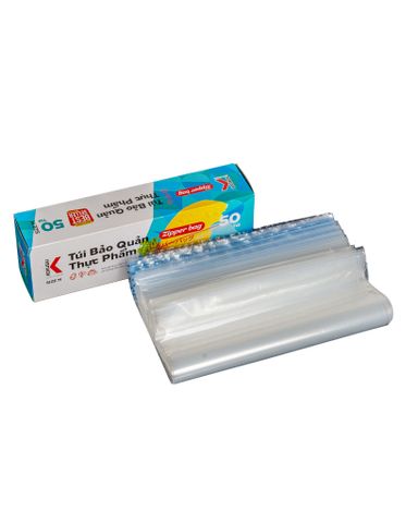  Túi Zipper size M50 20.5x21cm Kokusai TZIP00001328-M 