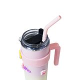  Ly giữ nhiệt La Fonte Sticker 600ml Kèm Ống Hút - 012294 