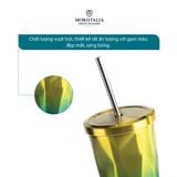  Ly Giữ Nhiệt La Fonte 532ml kèm Ống hút 007443, Chất liệu thép không gỉ (SUS304) - Chính hãng MORIITALIA 