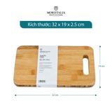  Thớt tre Moriitalia tự nhiên an toàn kháng khuẩn THOT00008006 