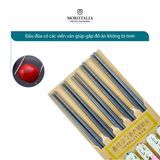  Vỉ 5 đôi đũa Inox Kokusai chống trượt, không gỉ sét chính hãng Moriitalia NDCK-13 
