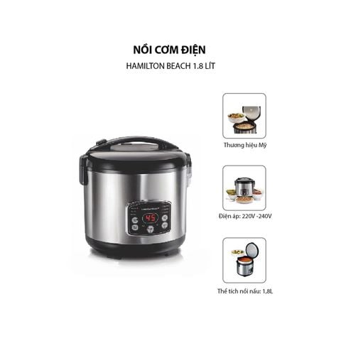 Hình ảnh NỒI CƠM ĐIỆN HAMILTON BEACH 37541-IN