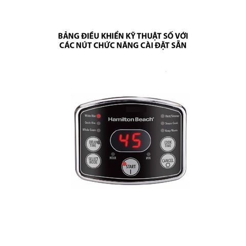 Hình ảnh NỒI CƠM ĐIỆN HAMILTON BEACH 37541-IN