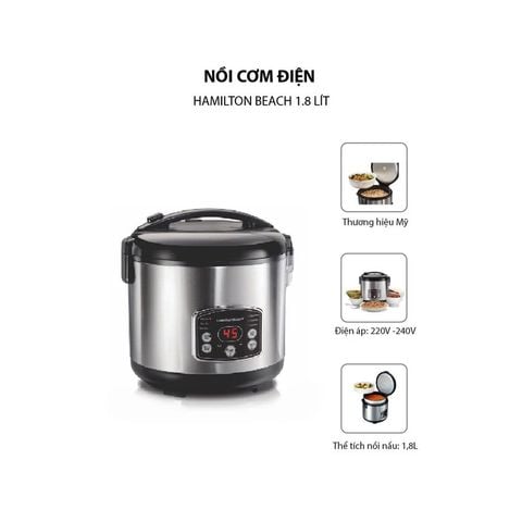 Hình ảnh NỒI CƠM ĐIỆN HAMILTON BEACH 37541-IN
