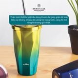  Ly Giữ Nhiệt La Fonte 532ml kèm Ống hút 007443, Chất liệu thép không gỉ (SUS304) - Chính hãng MORIITALIA 