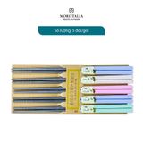  Vỉ 5 đôi đũa Inox Kokusai chống trượt, không gỉ sét chính hãng Moriitalia NDCK-13 