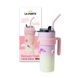  Ly giữ nhiệt La Fonte Sticker 600ml Kèm Ống Hút - 012294 