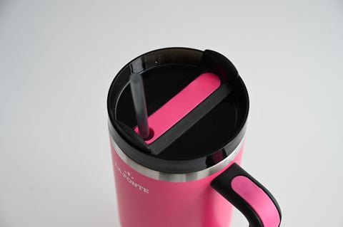  Ly giữ nhiệt 2 lớp SUS304 kèm ống hút La Fonte có tay cầm 1200ml - 012898 