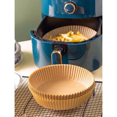 Hình ảnh BỘ 120 KHAY GIẤY LÓT CHỐNG DÍNH NỒI CHIÊN KHÔNG DẦU HÌNH TRÒN ANNAPURNA - 011167-BRO