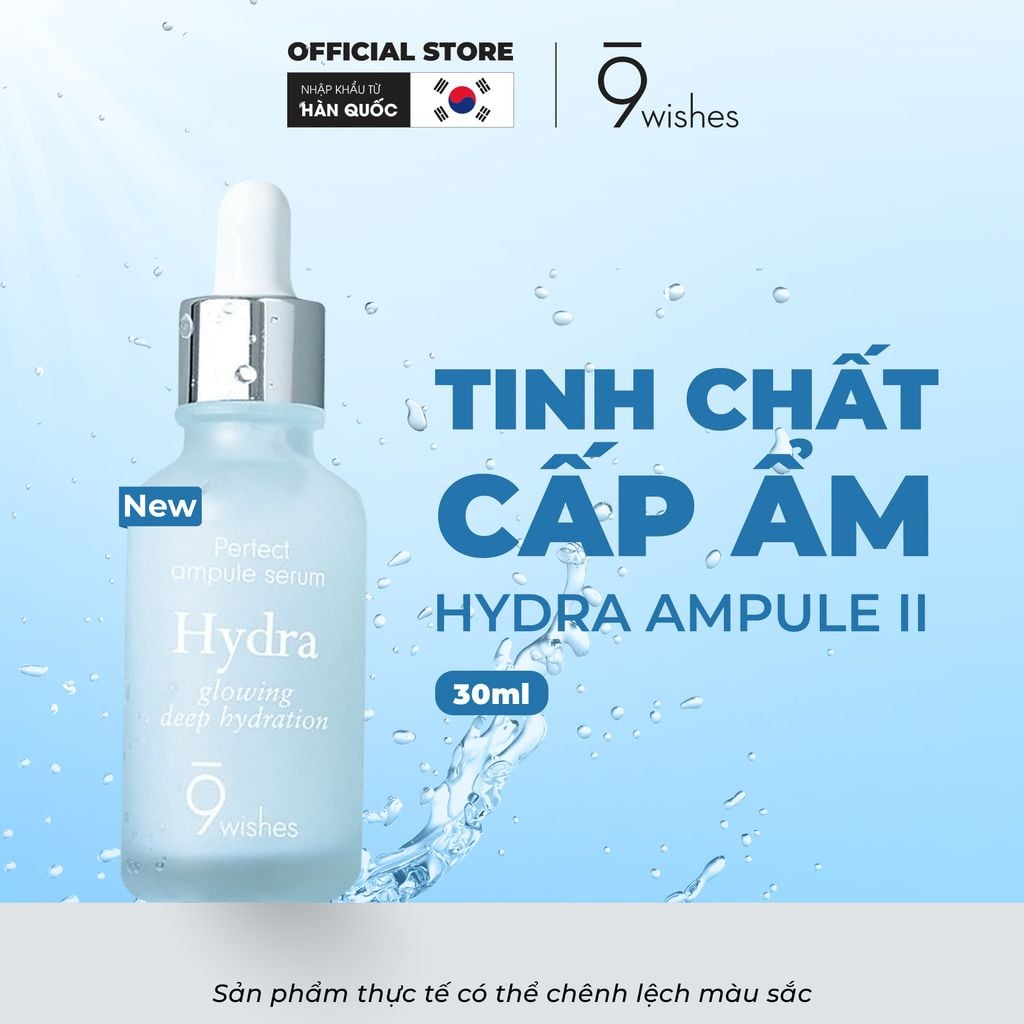 Tinh chất dưỡng ẩm 9Wishes Hydra Skin Ampule II 30ml