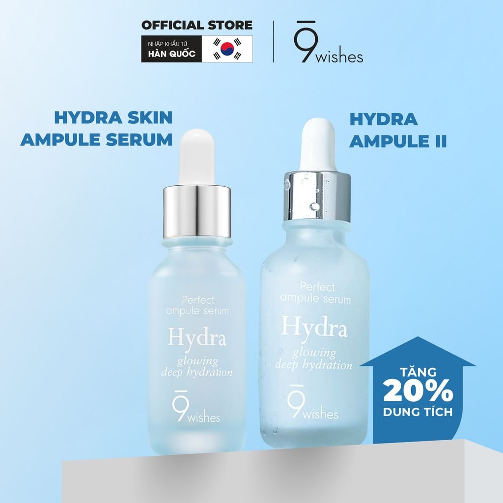 Tinh chất dưỡng ẩm 9Wishes Hydra Skin Ampule II 30ml
