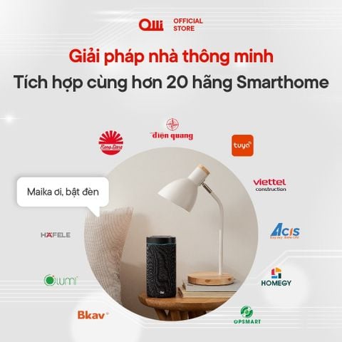  Loa thông minh OLLI MAIKA màu Xám Thời Thượng MK100B 