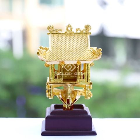 Biểu tượng Chùa Một Cột mạ vàng