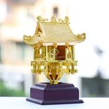 Biểu tượng Chùa Một Cột mạ vàng