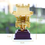 Biểu tượng Chùa Một Cột mạ vàng