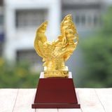 Đầu Rồng Thăng Long mạ vàng