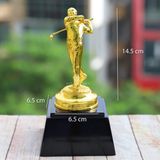 Tượng người đánh Golf mạ vàng