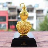 Bình Hồ Lô Bát Tiên bằng đồng mạ vàng
