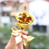 Hoa hồng vàng 24K thật
