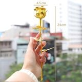 Hoa hồng vàng 24K thật