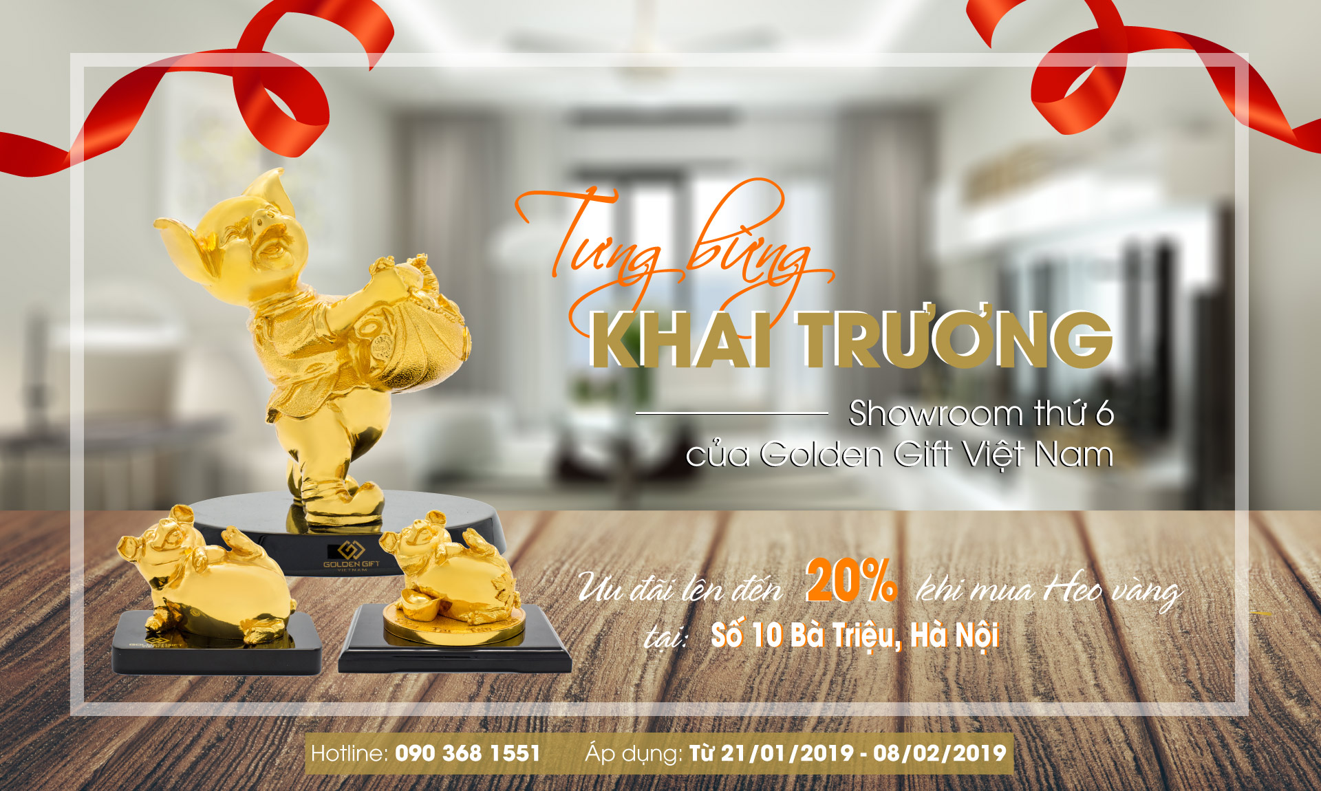 khuyến mãi mua tượng heo vàng