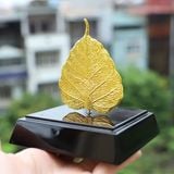 Lá Bồ Đề mạ vàng 24K
