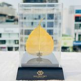 Lá Bồ Đề mạ vàng 24K