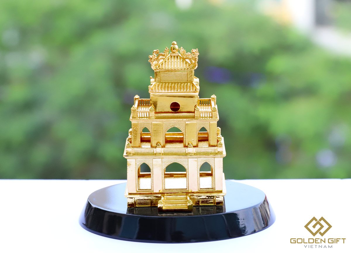 Tháp Rùa Mạ Vàng 24K, Quà tặng biểu tượng Thủ Đô Hà Nội – Golden Gift
