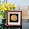 Phù điêu Chùa Một Cột bằng đồng Mạ Vàng 24K