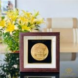 Phù điêu Tháp Rùa Mạ Vàng 24K