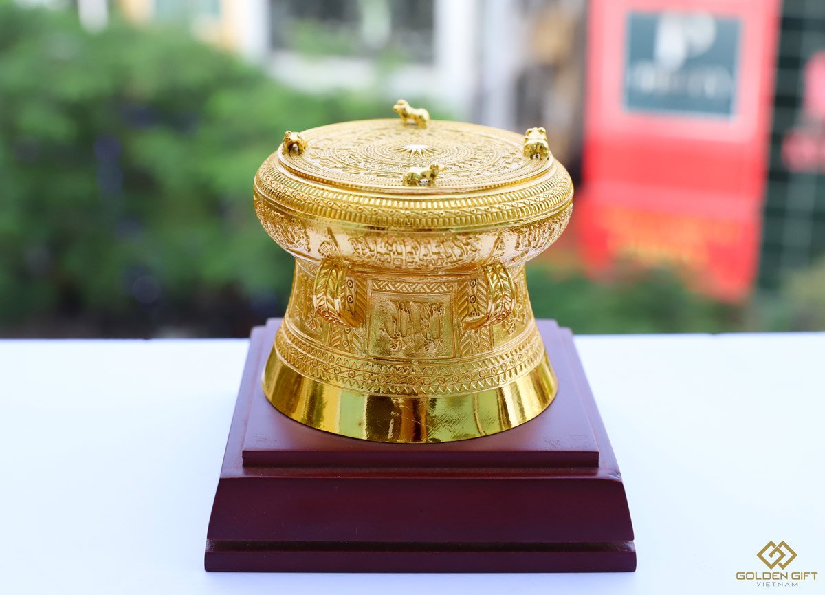 Trống Đồng Việt Nam Mạ Vàng 24K, Nơi Bán Trống Đồng Tại Hà Nội, Hcm –  Golden Gift