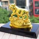 Tượng con Heo bằng đồng mạ vàng