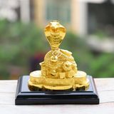 Tượng Rắn bằng đồng mạ vàng