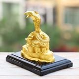 Tượng Rắn bằng đồng mạ vàng