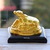 Tượng Trâu bằng đồng mạ vàng