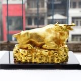 Tượng Trâu vàng Tài Lộc