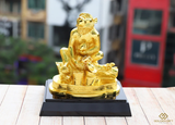 Trống đồng mạ vàng 24K