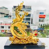 Tượng Rồng Vàng Kim Long Bảo Khang