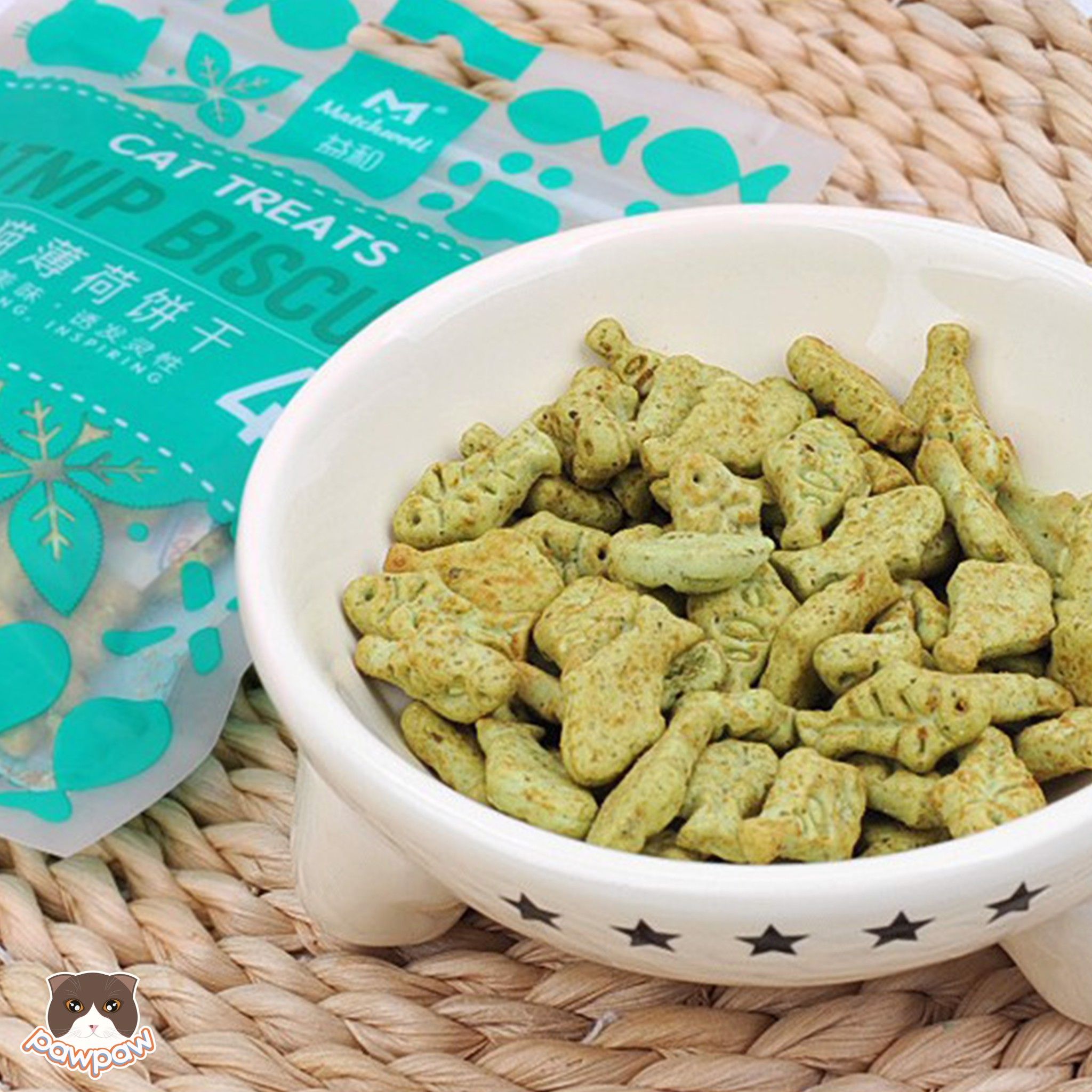  Bánh thưởng hình cá Catnip 40g cho mèo 