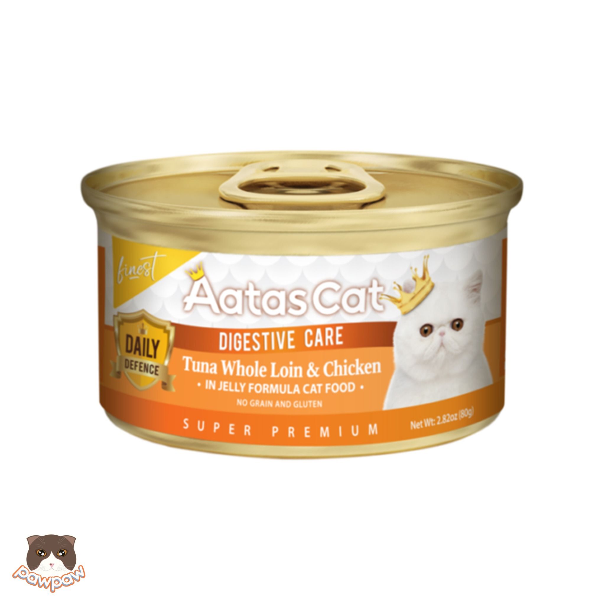  Pate Aatas Daily lon 80g vị cá ngừ & gà cho mèo 