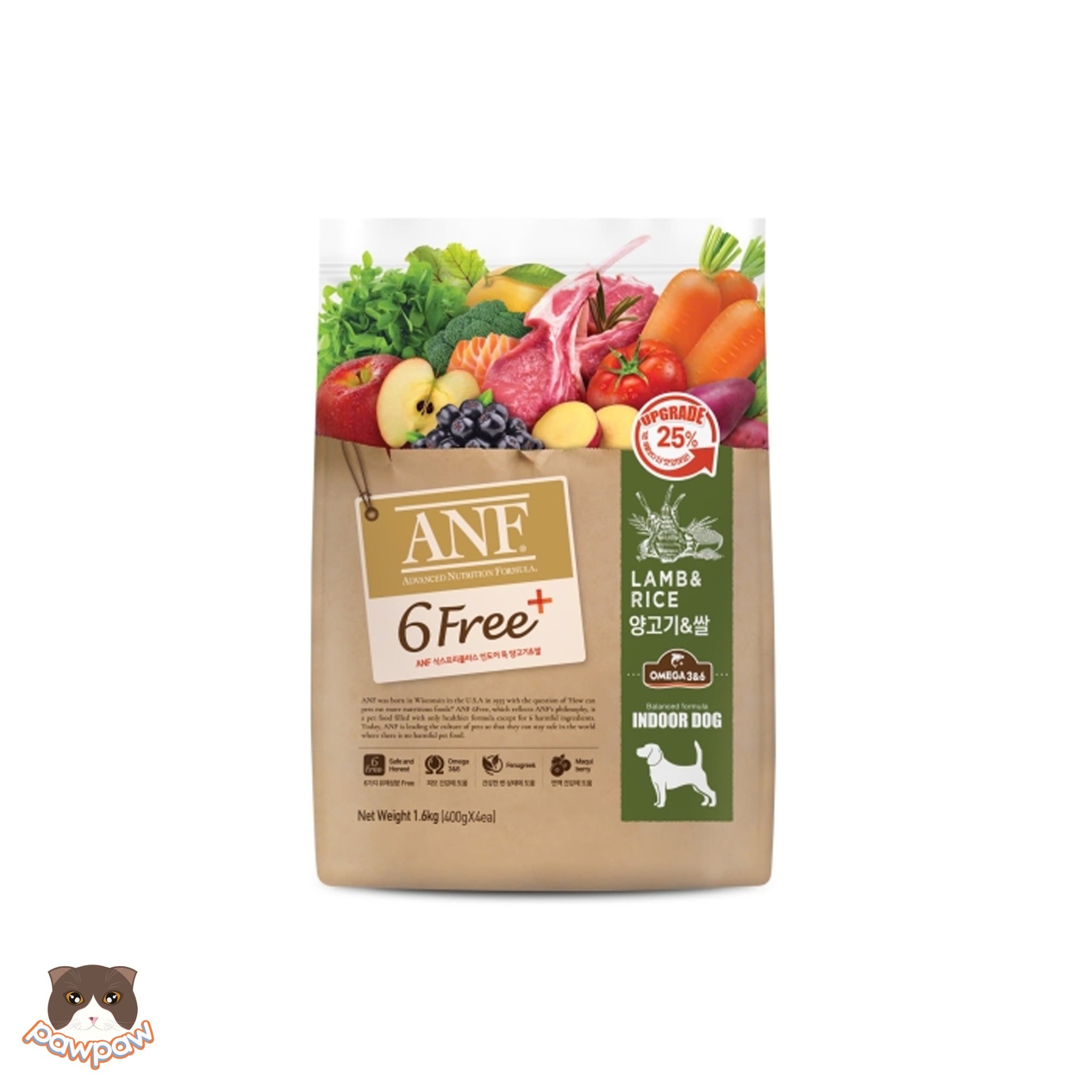  Hạt ANF - 6 Free Plus cao cấp vị cừu & gạo cho chó mọi độ tuổi 