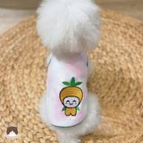  Áo sát nách em bé cà rốt cho chó mèo 