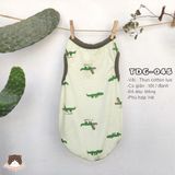  Áo sát nách DG cá sấu xanh lá cho chó mèo 